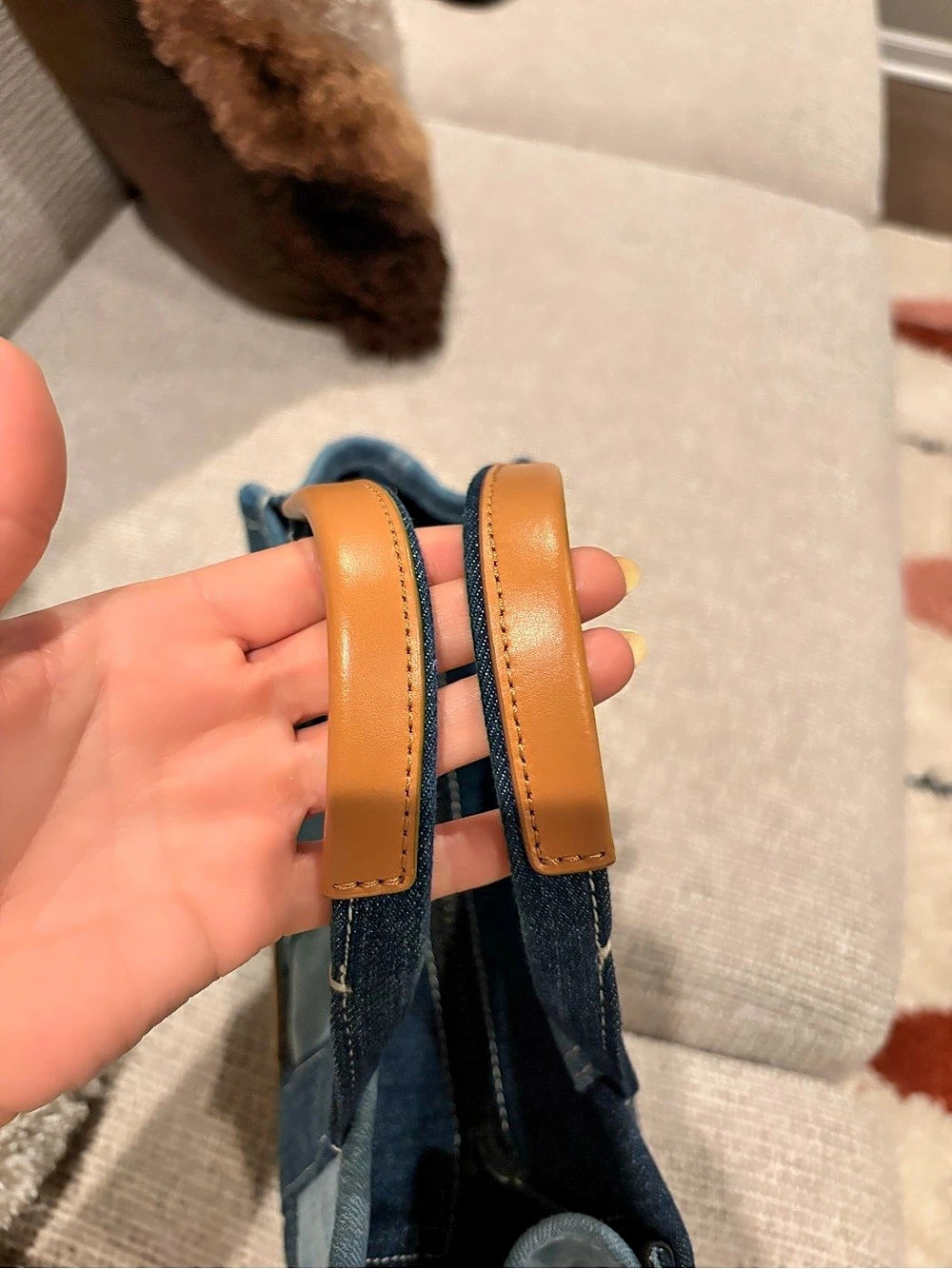✨Marc Jacobs (EUC) The Denim Small Tote Bag Patchwork✨ - Picture 9 of 10